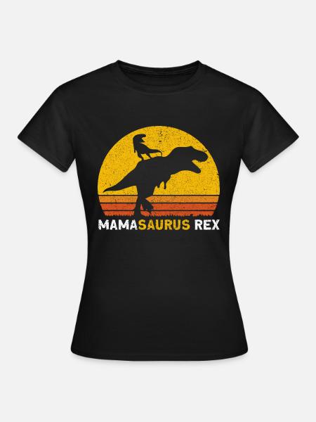 Mamasaurus Rex - Frauen T-Shirt - Schwarz