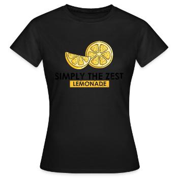 Limonade Limonade Limonade Limonade Stand Design - T-shirt Femme - noir - Devant - AI Model Female 172 dark (172cm)