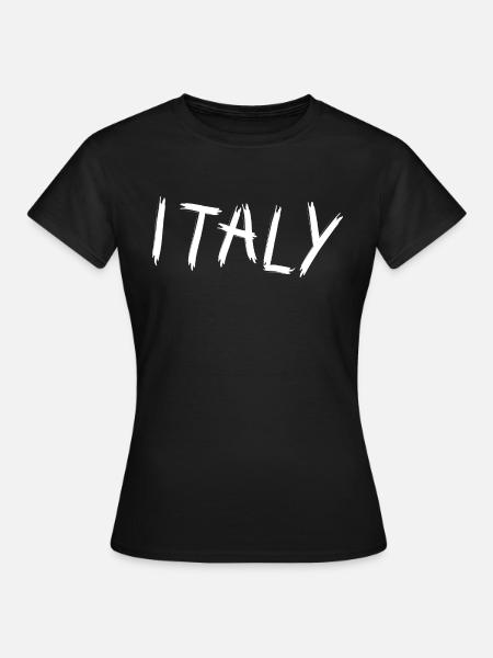 italy - Frauen T-Shirt - Schwarz