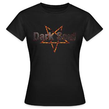 Dark Soul - Women's T-Shirt - black - Front - AI Model Female 172 dark (172cm)