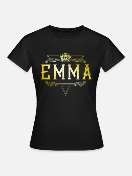 Emma - Frauen T-Shirt - Schwarz
