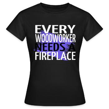 arboriculturist apprentice - Women's T-Shirt - black - Front - AI Model Female 172 dark (172cm)