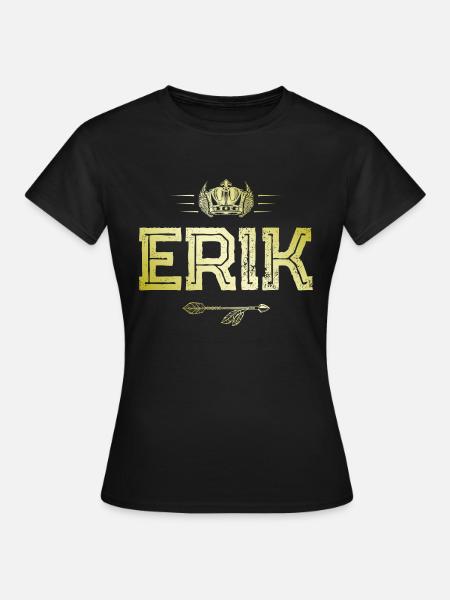 Erik - Frauen T-Shirt - Schwarz