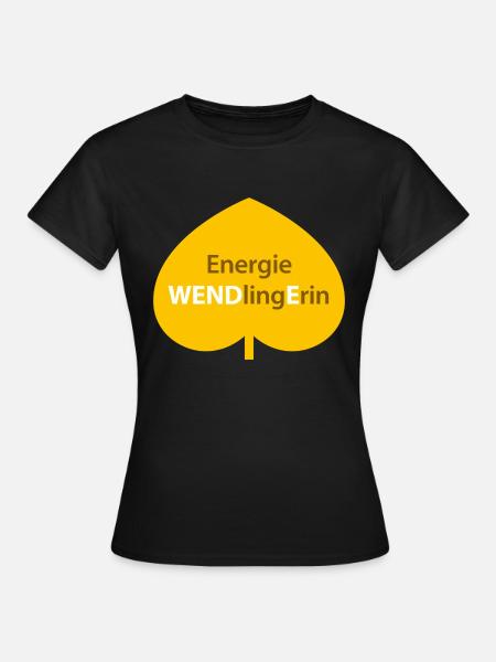 Energie WENDlingErin - Frauen T-Shirt - Schwarz