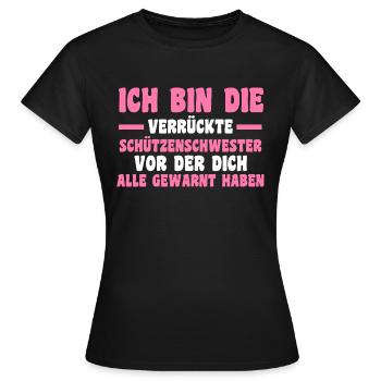 Schützenverein Schützenfest - Frauen T-Shirt - Schwarz - Vorne - AI Model Female 172 dark (172cm)