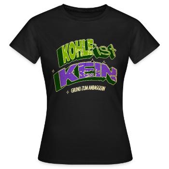 bienchen activist apparel umweltbewusst - Frauen T-Shirt - Schwarz - Vorne - AI Model Female 172 dark (172cm)