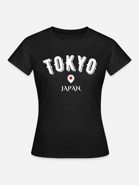 Tokio Japan - Frauen T-Shirt - Schwarz