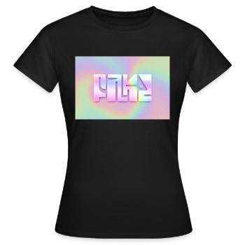 Faux - T-shirt Femme - noir - Devant - AI Model Female 172 dark (172cm)