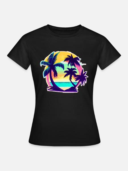 Sommerzeit! - Frauen T-Shirt - Schwarz