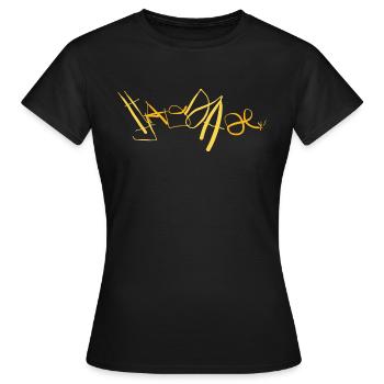 Saudade Longing Melancholy Saudade - Women's T-Shirt - black - Front - AI Model Female 172 dark (172cm)