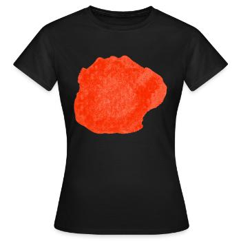 Farbfleck - / Fleck Farbe - Frauen T-Shirt - Schwarz - Vorne - AI Model Female 172 dark (172cm)