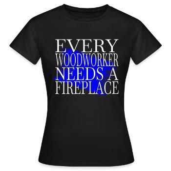 funny carpenter quotes - Frauen T-Shirt - Schwarz - Vorne - AI Model Female 172 dark (172cm)