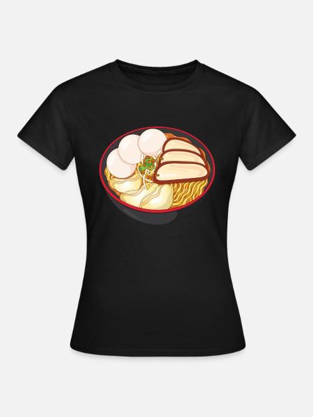 Ramen bowl - Frauen T-Shirt - Schwarz