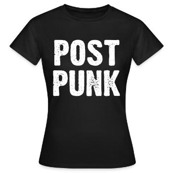Post Punk logo - Women's T-Shirt - black - Front - AI Model Female 172 dark (172cm)