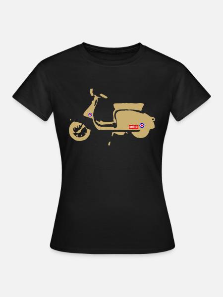 Retro Scooter - Women's T-Shirt - black