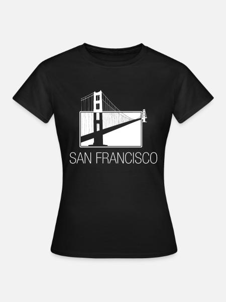 san francisco - Frauen T-Shirt - Schwarz