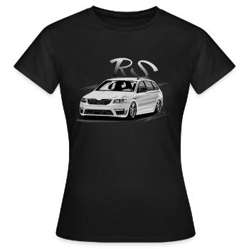 voiture tuning - T-shirt Femme - noir - Devant - AI Model Female 172 dark (172cm)