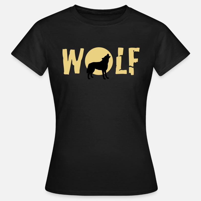 wolf_092011_c_2c - Women's T-Shirt - black