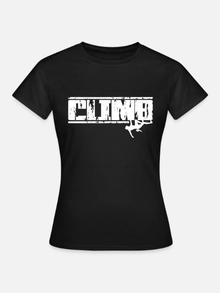 Klettern - Frauen T-Shirt - Schwarz