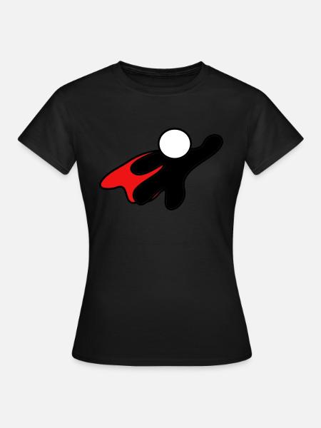 superhero - Frauen T-Shirt - Schwarz