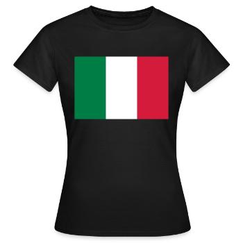 Italie - T-shirt Femme - noir - Devant - AI Model Female 172 dark (172cm)