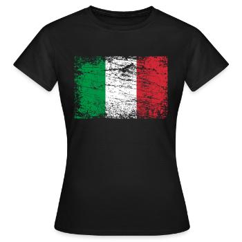Bella Italien Schoenes Italien - Frauen T-Shirt - Schwarz - Vorne - AI Model Female 172 dark (172cm)