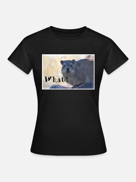 What Klippschliefer - Frauen T-Shirt - Schwarz
