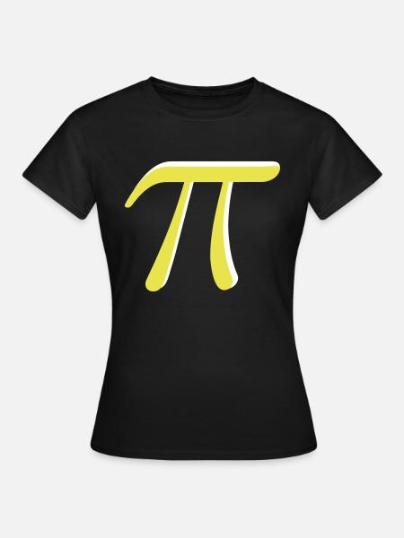 The transcendent number PI. - Frauen T-Shirt - Schwarz