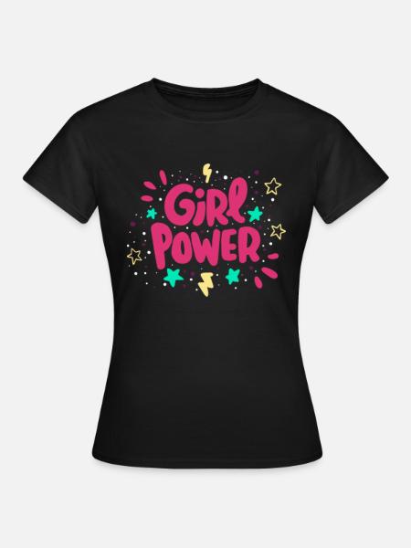 Girl power - T-shirt Femme - noir