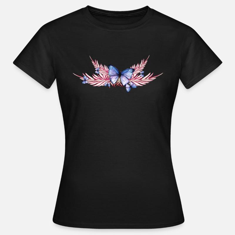 butterfly - Women's T-Shirt - black