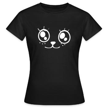 animaux de dessins animés - T-shirt Femme - noir - Devant - AI Model Female 172 dark (172cm)