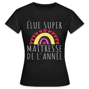 Super maitresse humour maîtresse cadeau - T-shirt Femme - noir - Devant - AI Model Female 172 dark (172cm)