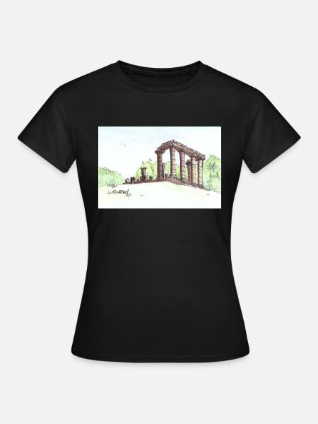 Tempel von Antas - Frauen T-Shirt - Schwarz