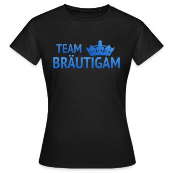Team Bräutigam - Frauen T-Shirt - Schwarz - Vorne - AI Model Female 172 dark (172cm)