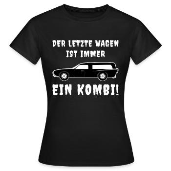 Der letzte Wagen - Frauen T-Shirt - Schwarz - Vorne - AI Model Female 172 dark (172cm)