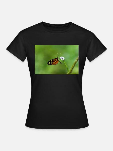 Schmetterling - Frauen T-Shirt - Schwarz