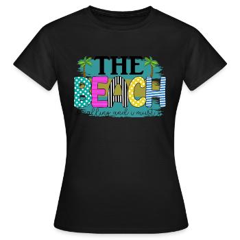 Bech - Frauen T-Shirt - Schwarz - Vorne - AI Model Female 172 dark (172cm)