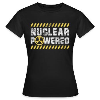 Énergie nucléaire - T-shirt Femme - noir - Devant - AI Model Female 172 dark (172cm)