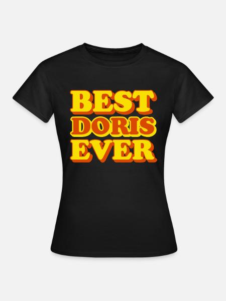 Doris Vorname lustiges Geschenk - Frauen T-Shirt - Schwarz