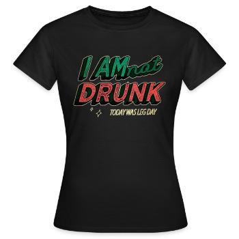 fun awesome volleyball barbells defensive - Frauen T-Shirt - Schwarz - Vorne - AI Model Female 172 dark (172cm)
