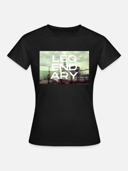 LEGENDARY Design - Frauen T-Shirt - Schwarz