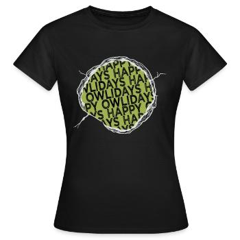 musculation chambre barbe bande fée queue bday - T-shirt Femme - noir - Devant - AI Model Female 172 dark (172cm)