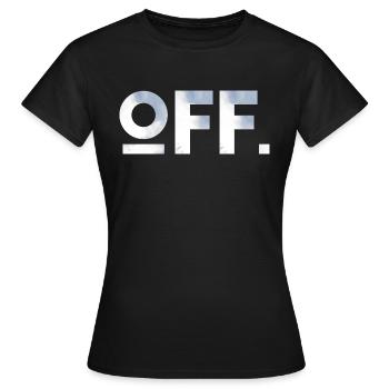DE. Une chemise, un mot. - T-shirt Femme - noir - Devant - AI Model Female 172 dark (172cm)