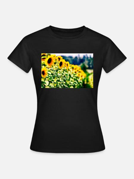 Sunflowers - Women's T-Shirt - black