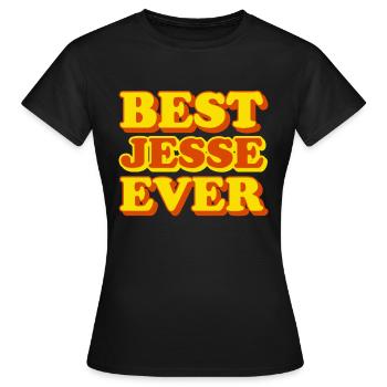 Lustiges Geschenk mit Vornamen Jesse - Frauen T-Shirt - Schwarz - Vorne - AI Model Female 172 dark (172cm)