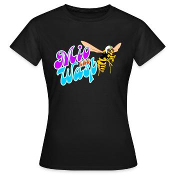Mio la Guêpe f - T-shirt Femme - noir - Devant - AI Model Female 172 dark (172cm)