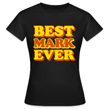 Lustiges Geschenk mit Vornamen markieren - Frauen T-Shirt - Schwarz - Vorne - AI Model Female 172 dark (172cm)