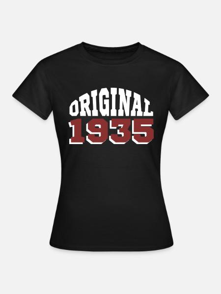 Original 1935 - Frauen T-Shirt - Schwarz