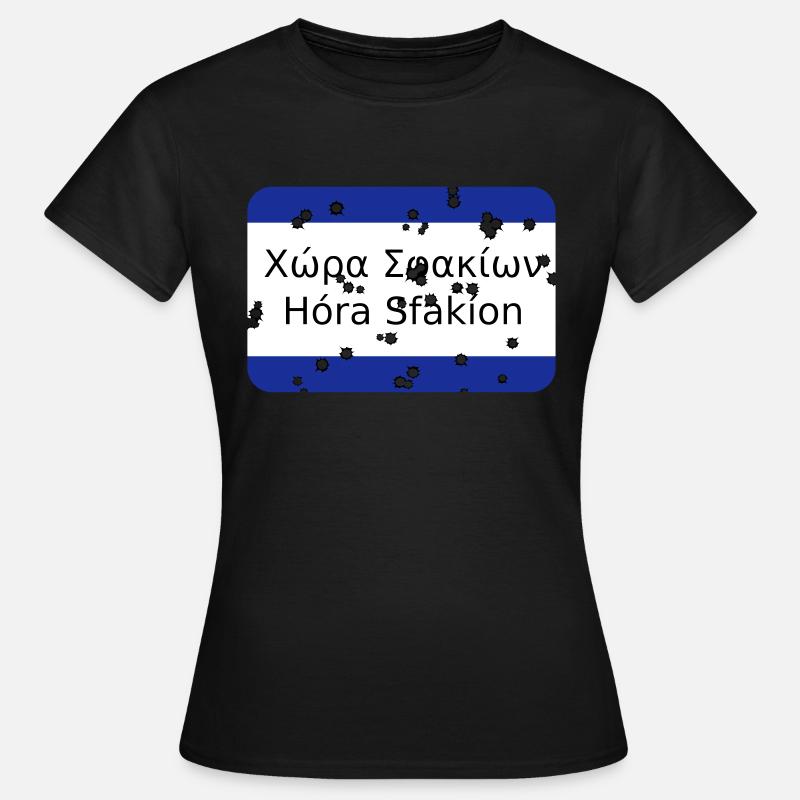 mg sfakia - Women's T-Shirt - black