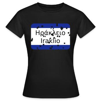 MG Irakleio - Women's T-Shirt - black - Front - AI Model Female 172 dark (172cm)